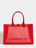 Bolso De Playa Rojo Nissi