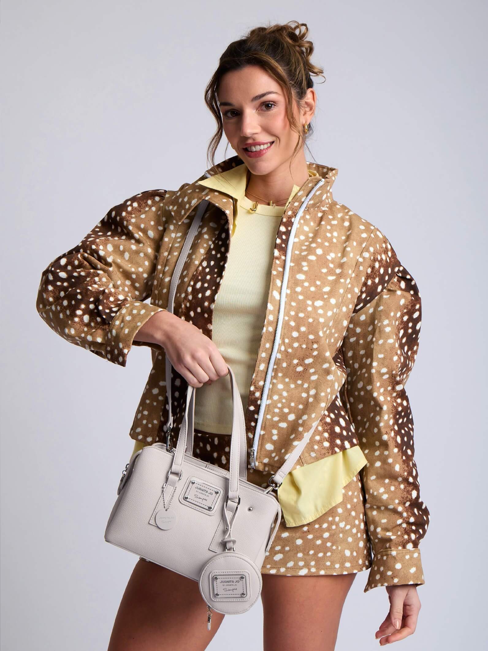 Cartera Mediana Julieta Off White