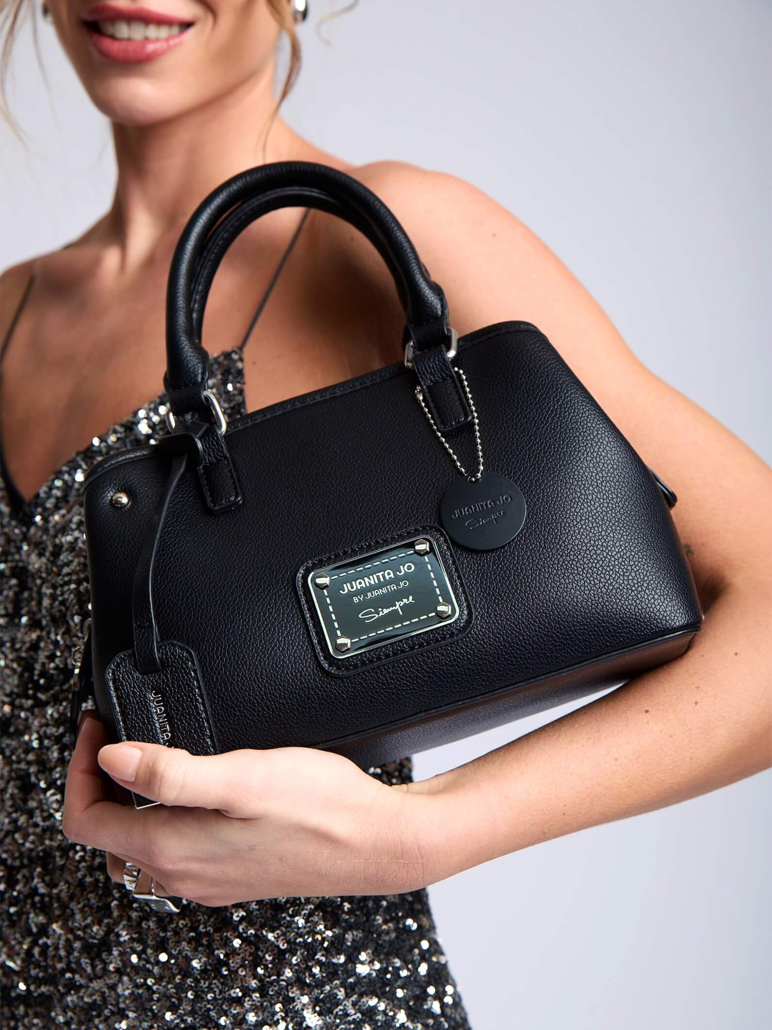Cartera De Mano Venecia Negro