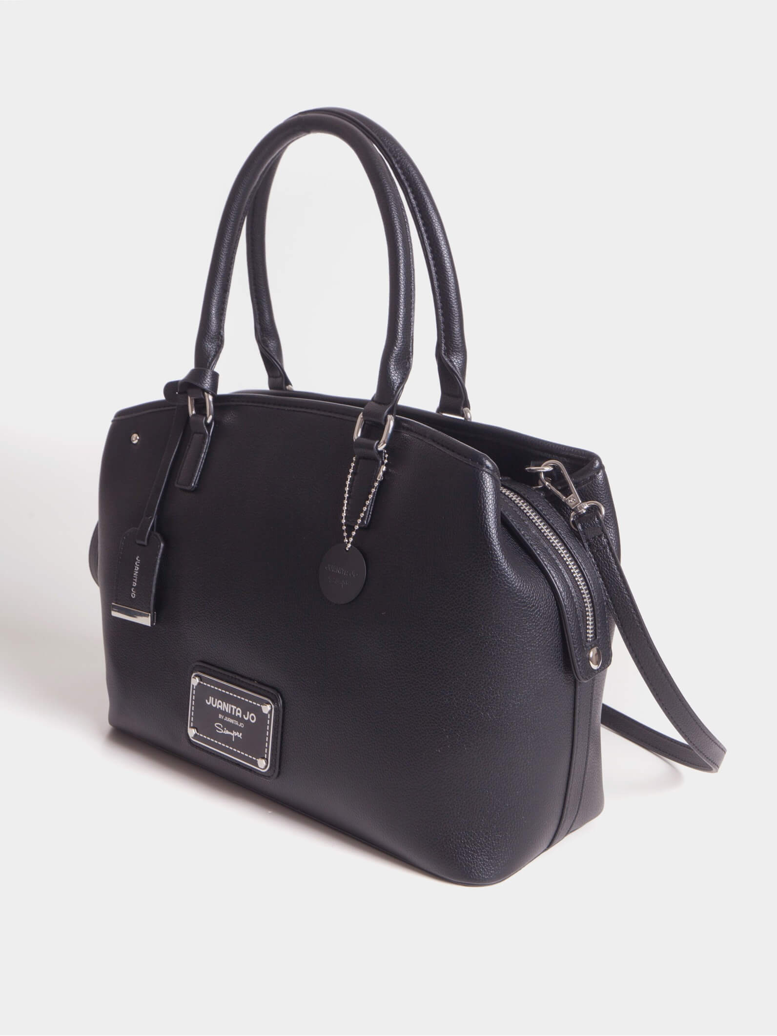 Cartera De Mano Grande Venecia Negro