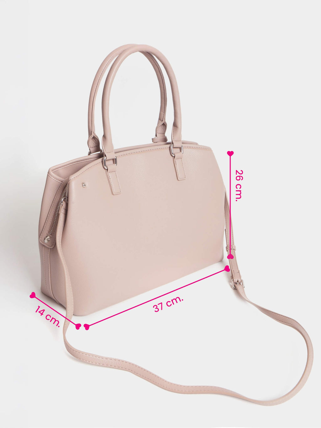 Cartera De Mano Grande Venecia Visón