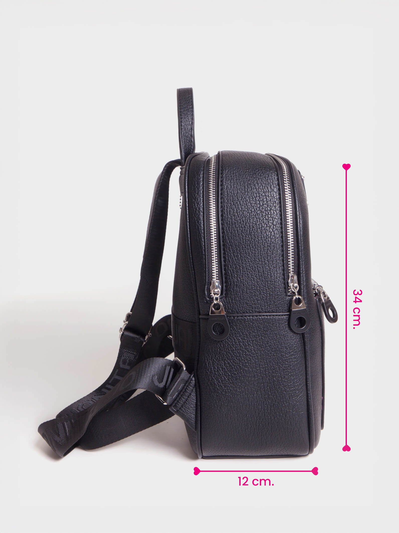 Mochila Ayse Mediana Negro
