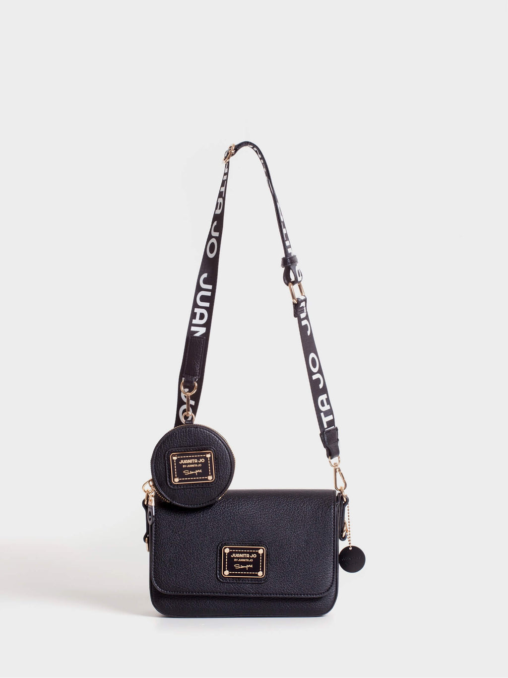 Bandolera Arial Negro