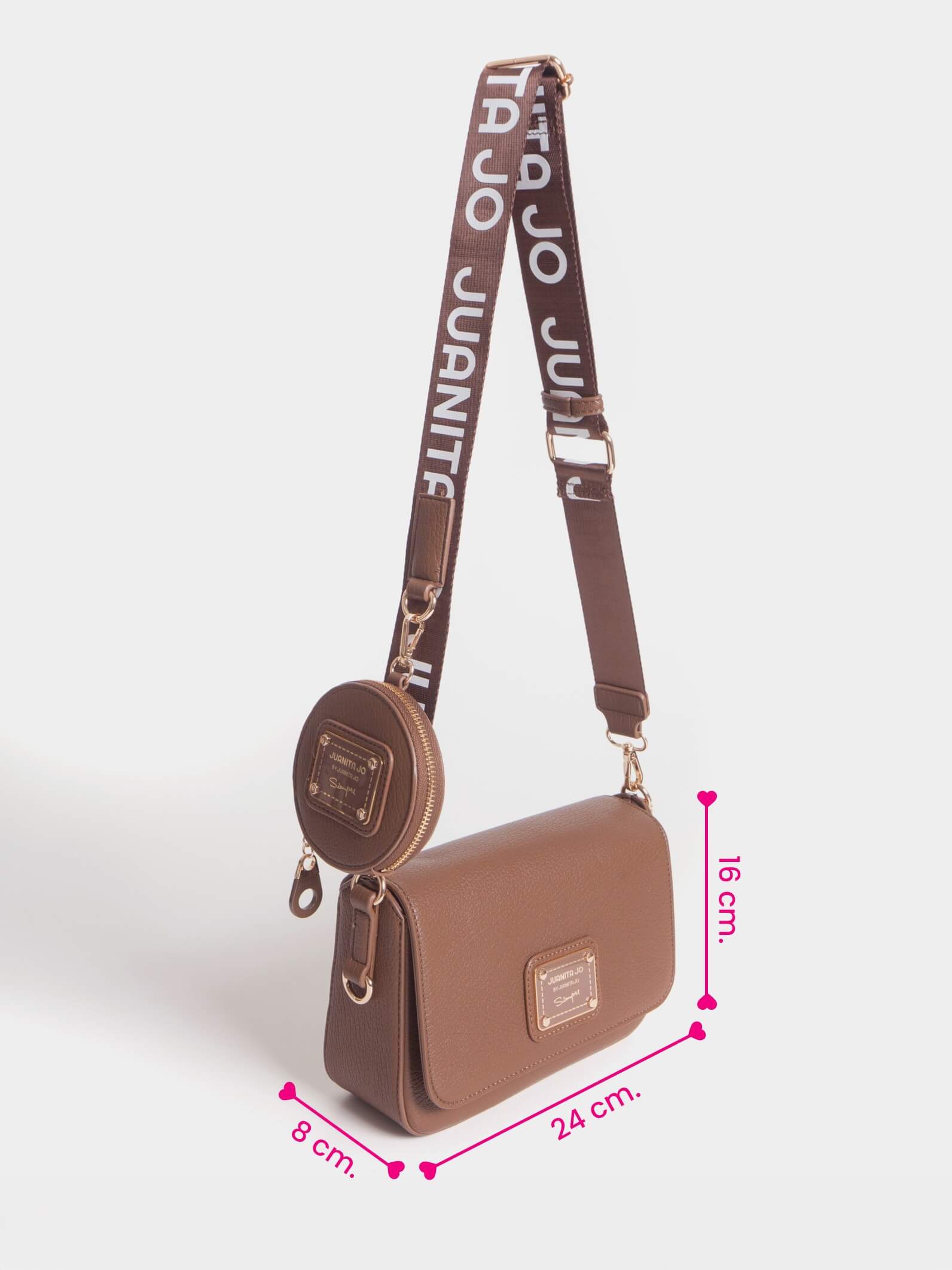 Bandolera Arial Chocolate