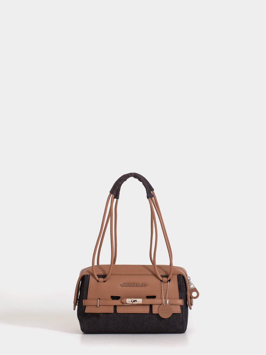 Baguette Denim Jessie Negro Y Suela