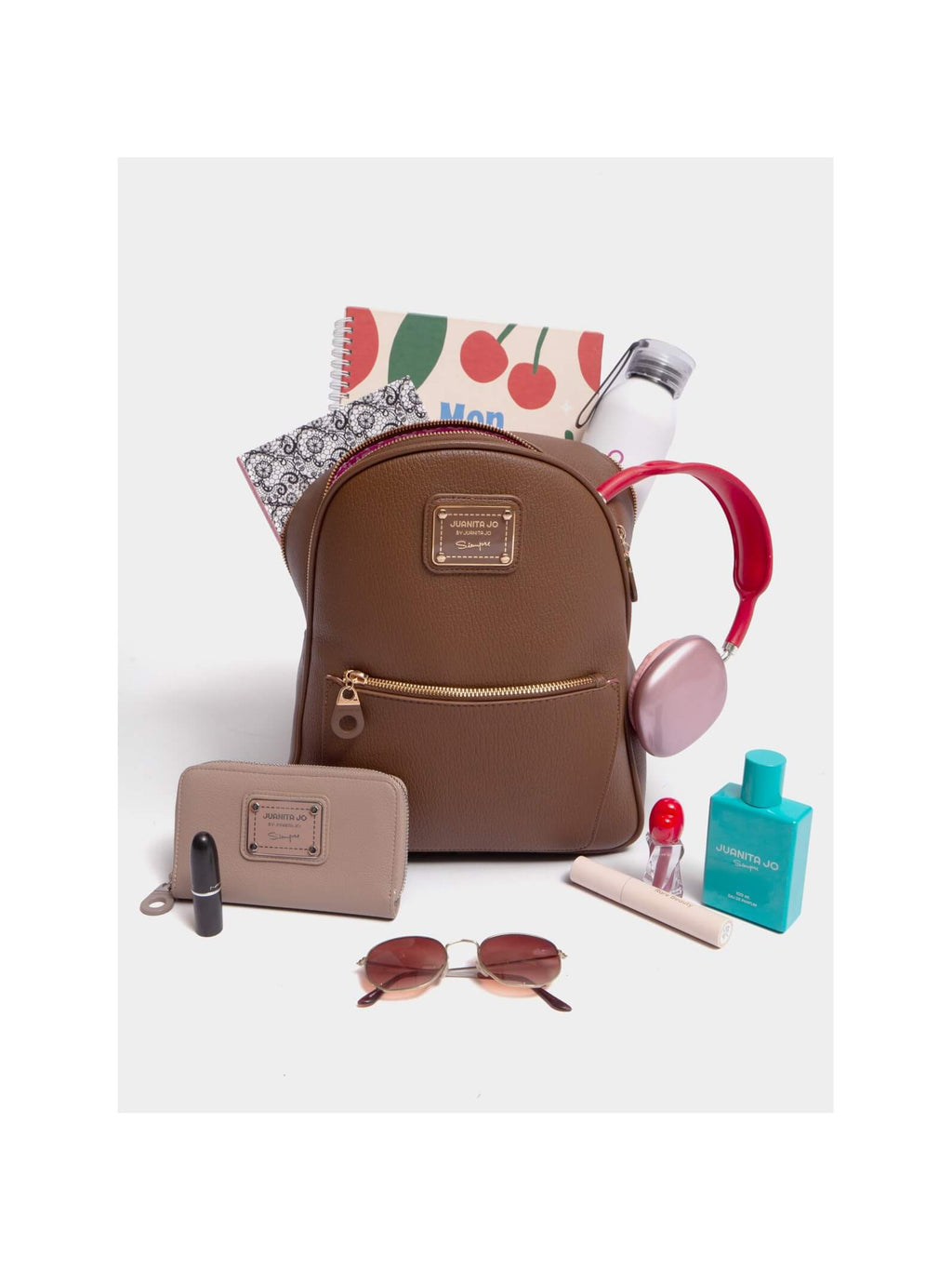 Mochila Ayse Mediana Chocolate