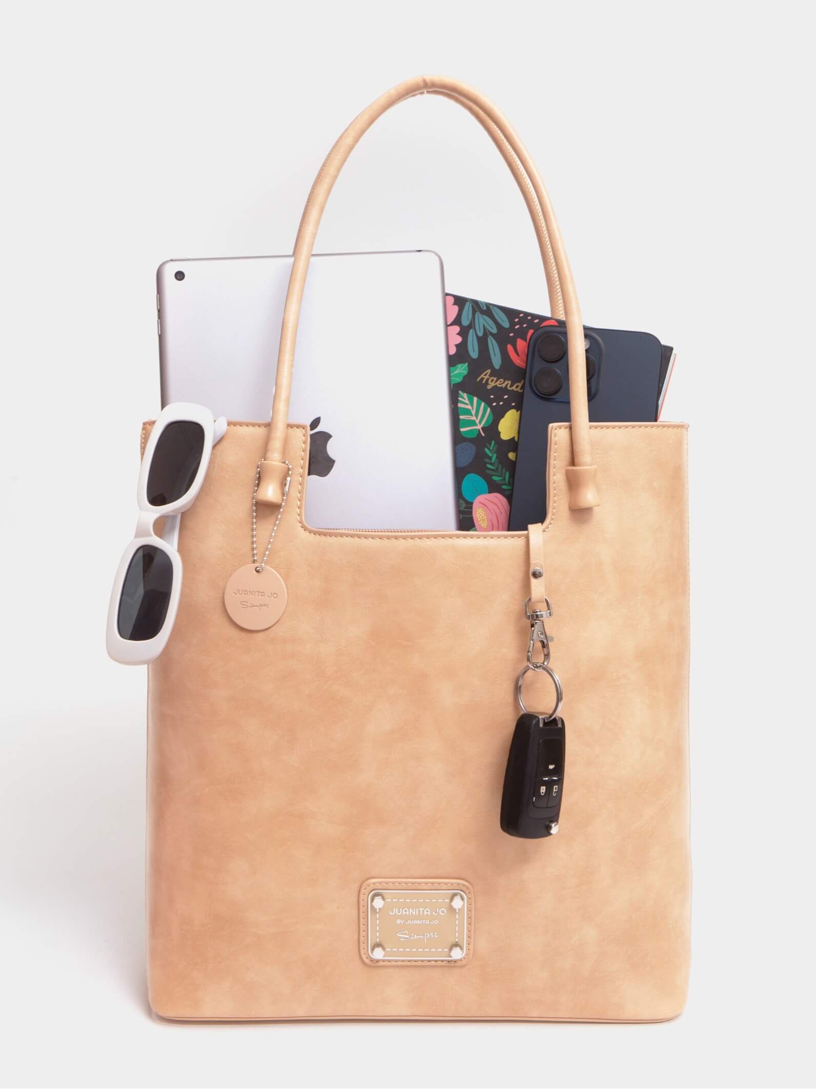 Cartera Rectangular Dona Camel