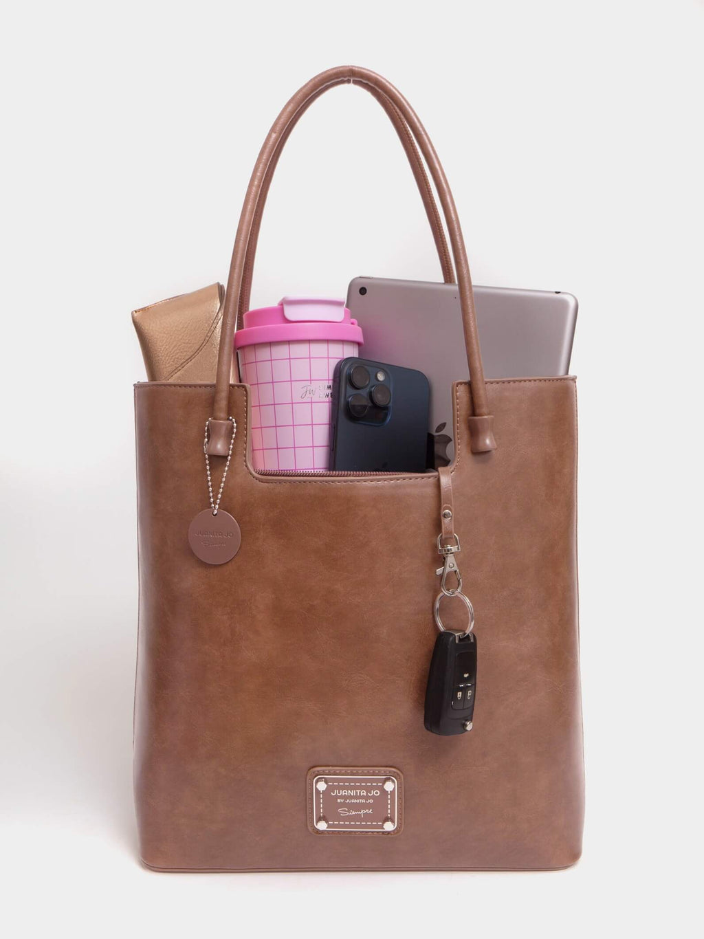 Cartera Rectangular Dona Chocolate