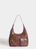 Cartera Charol Ginebra Marrón