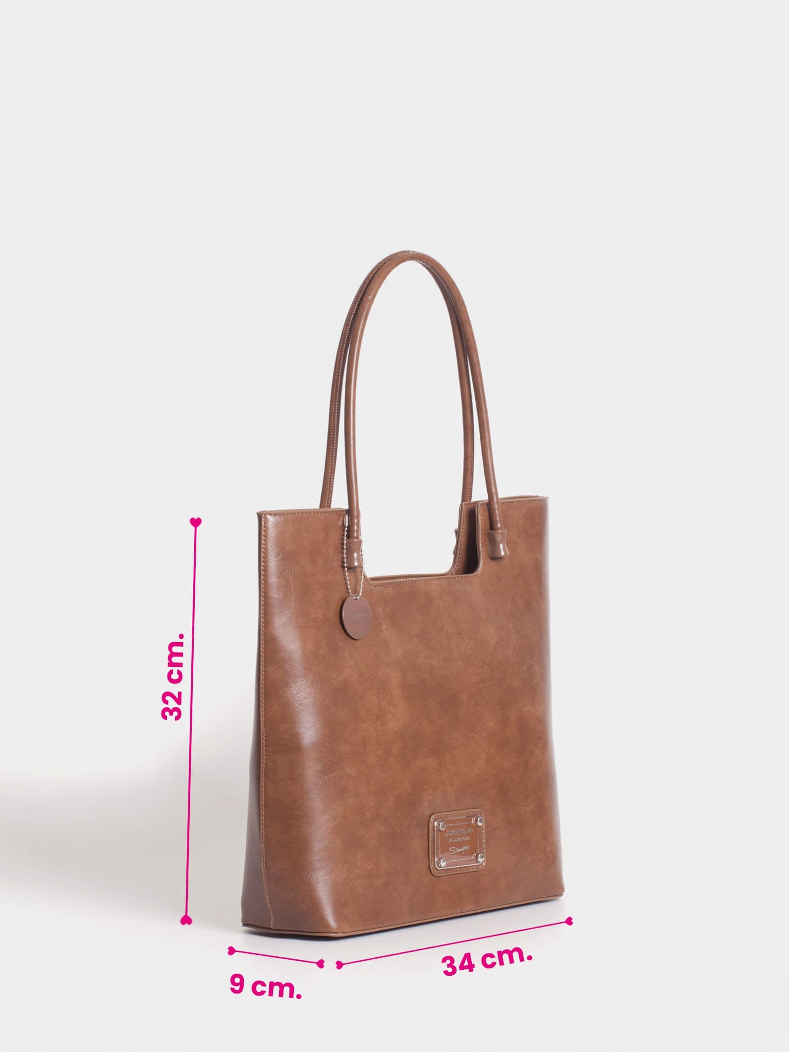 Cartera Rectangular Dona Chocolate