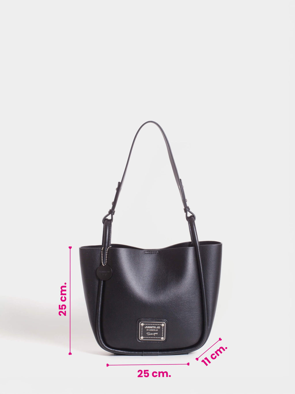 Cartera Carol Mediana Negro