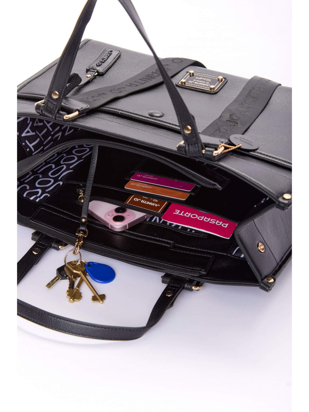 Cartera Tipo Maletín Madrid Negro