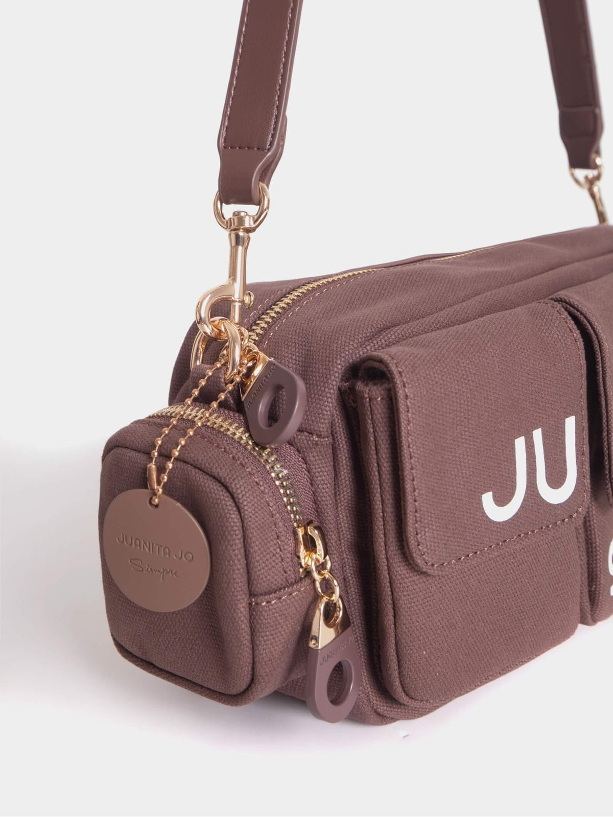 Cartera De Hombro Dafne Marrón