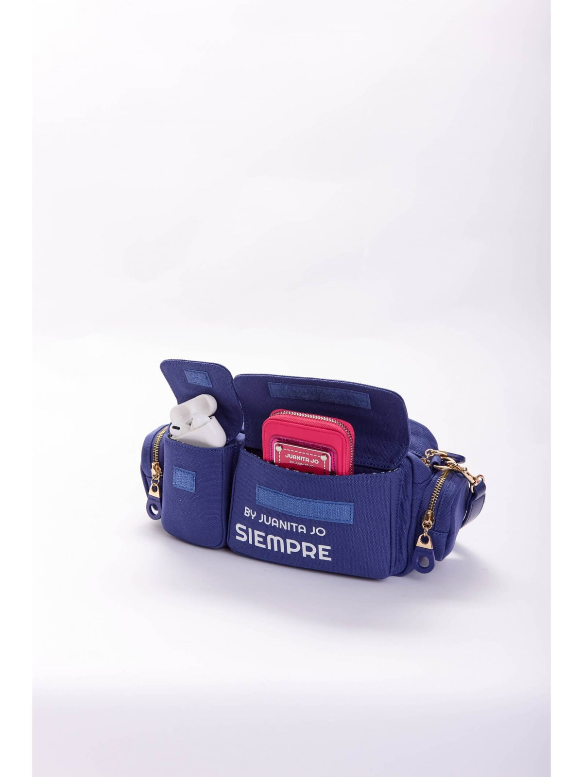Cartera De Hombro Dafne Azul