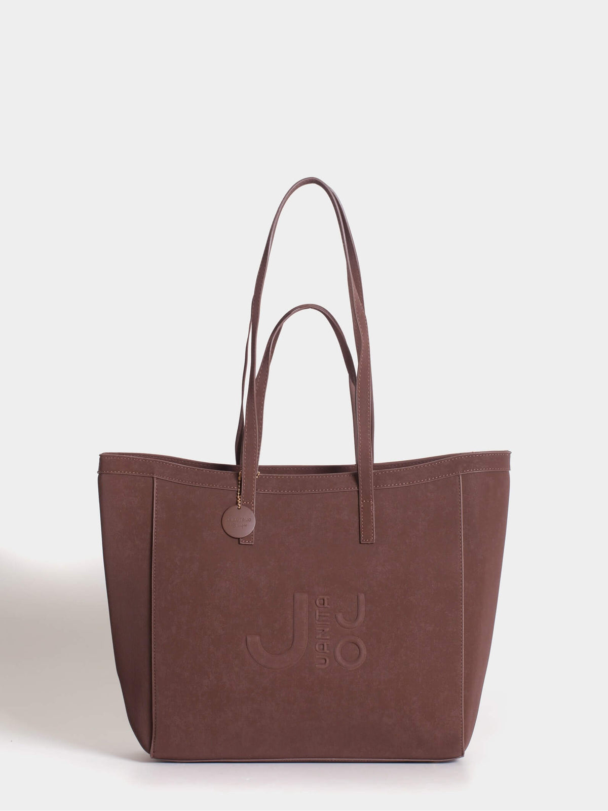 Cartera Jana Con Doble Asa  Marrón