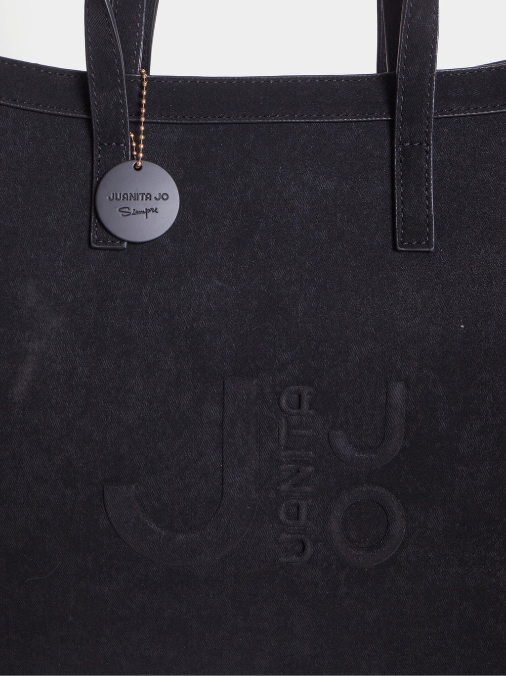 Cartera Jana Con Doble Asa  Negro