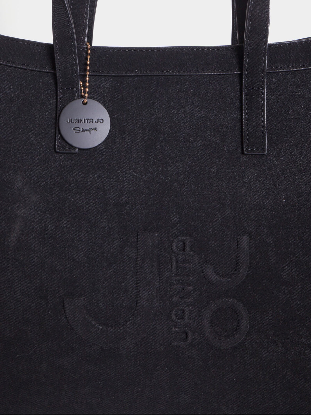 Cartera Jana Con Doble Asa  Negro