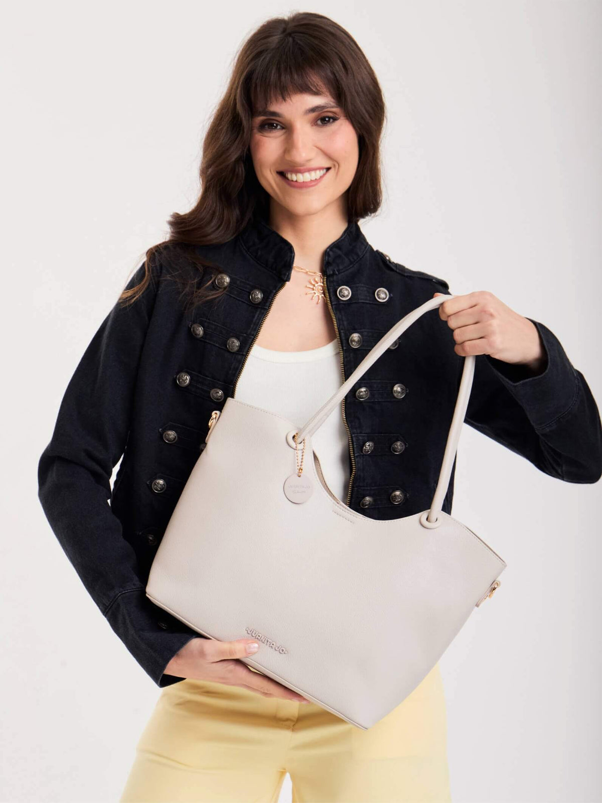 Cartera Serena Gris