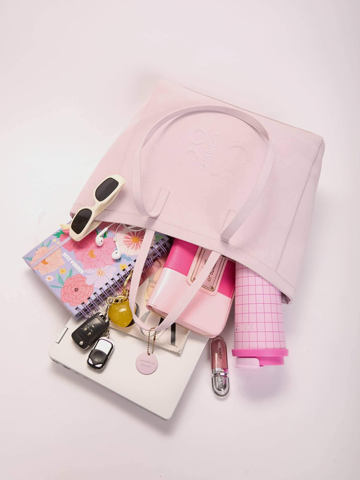 Cartera Jana Con Doble Asa  Rosa