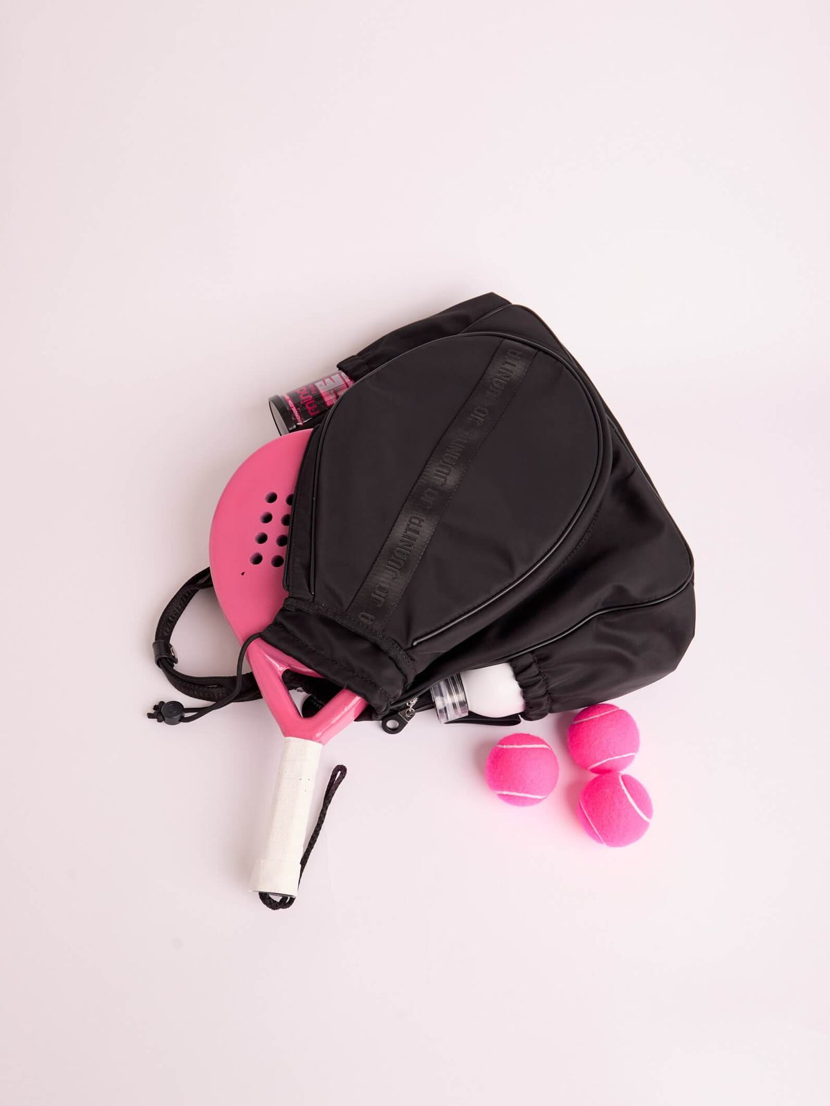 Bolso Porta Paleta Y Raqueta Negra