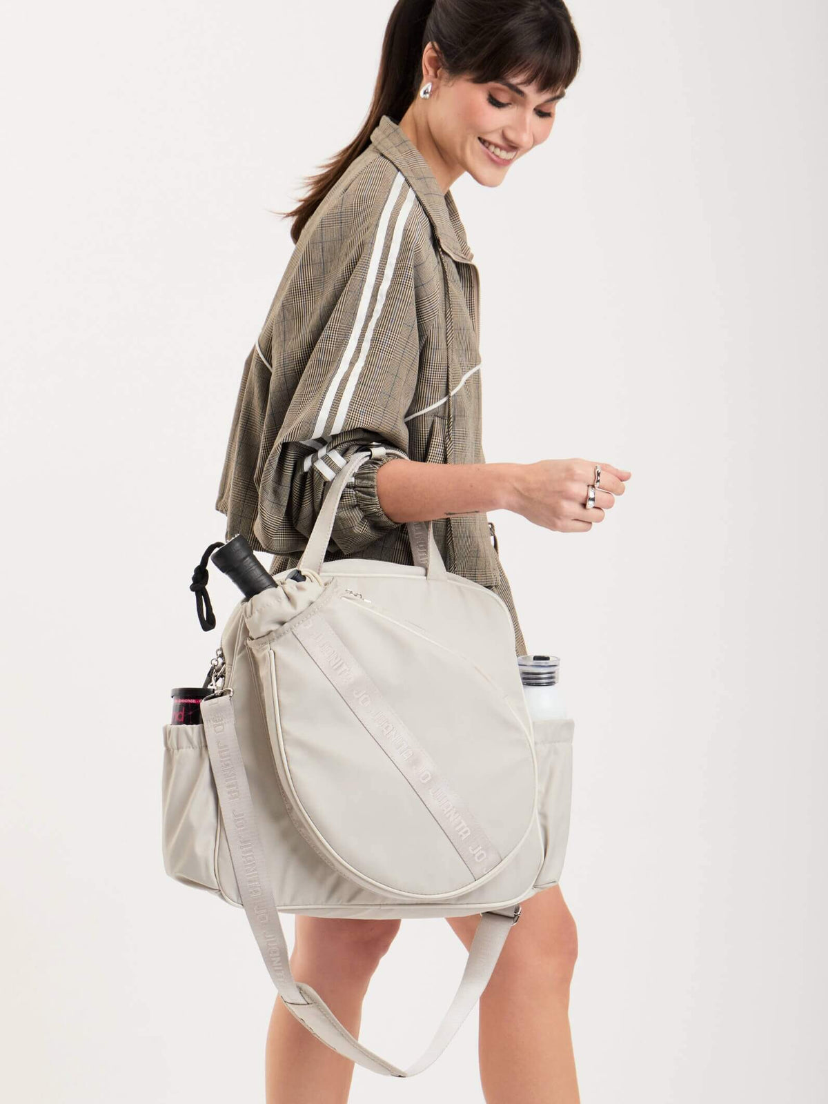 Bolso Porta Paleta De Pádel Y Raqueta De Tenis Club Crema