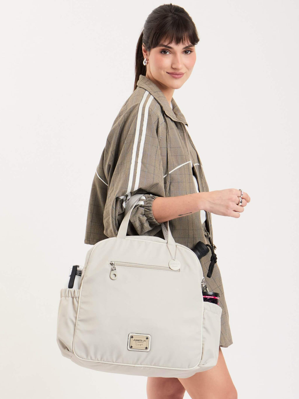 Bolso Porta Paleta De Pádel Y Raqueta De Tenis Club Crema