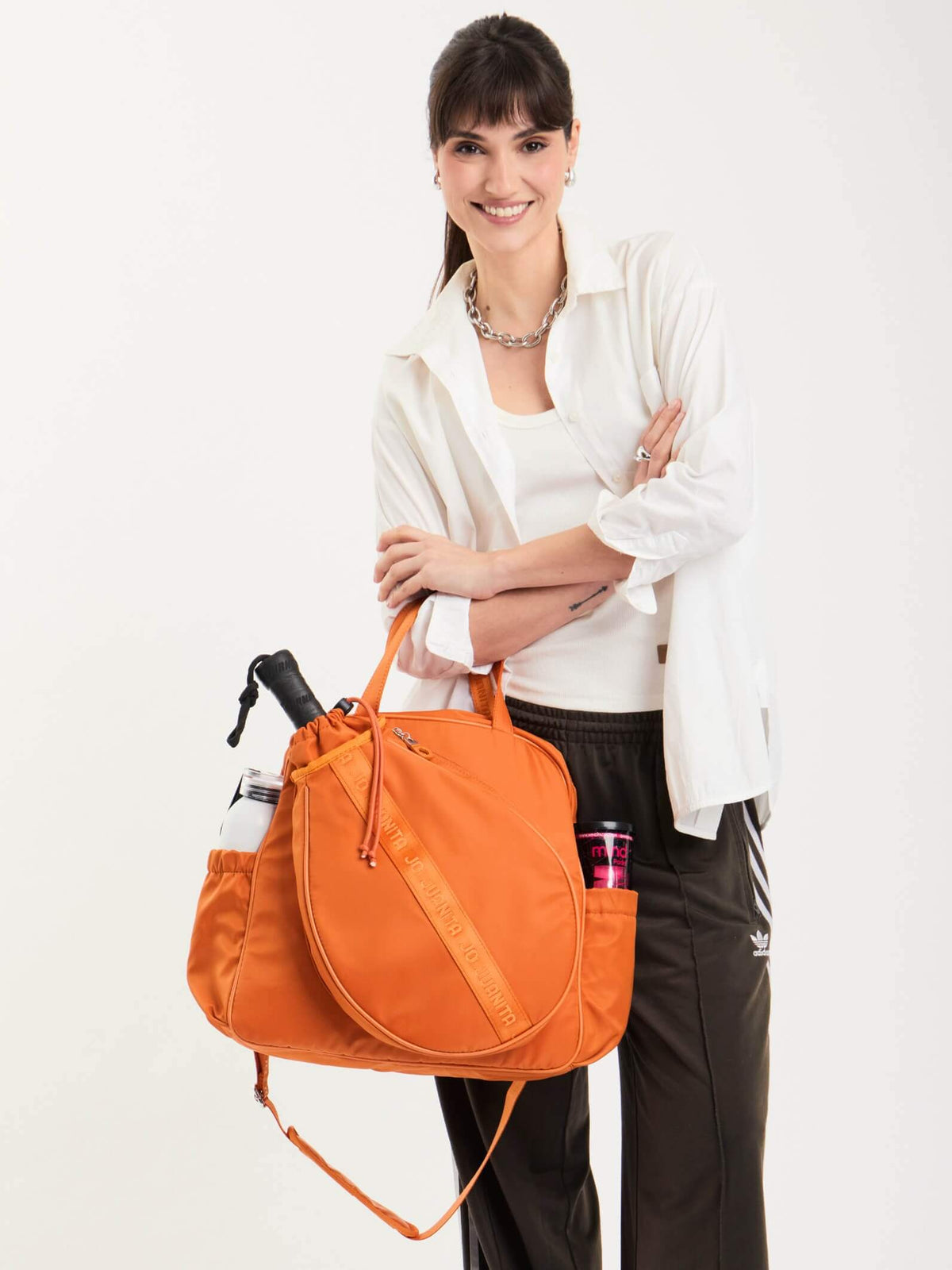 Bolso Porta Paleta Y Raqueta Club Naranja