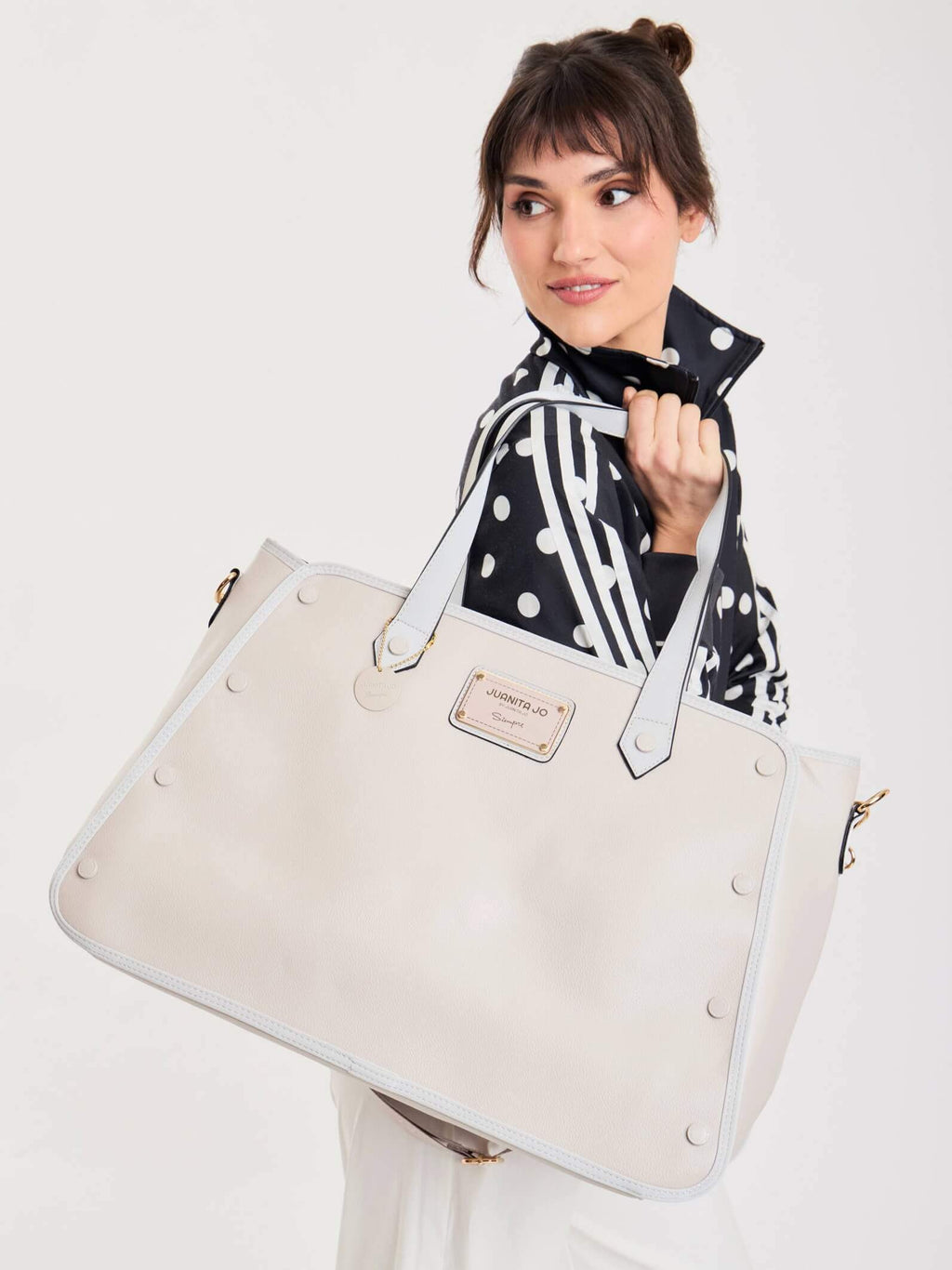 Cartera Marie Curie Gris
