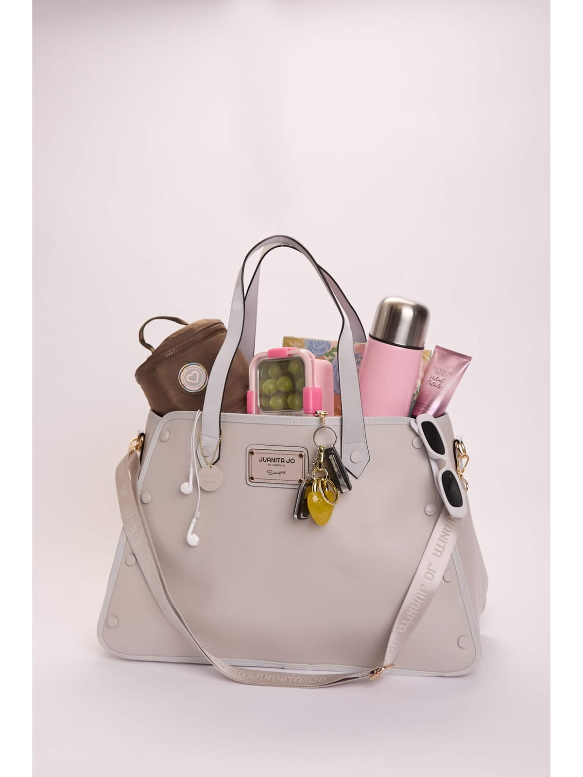Cartera Marie Curie Gris