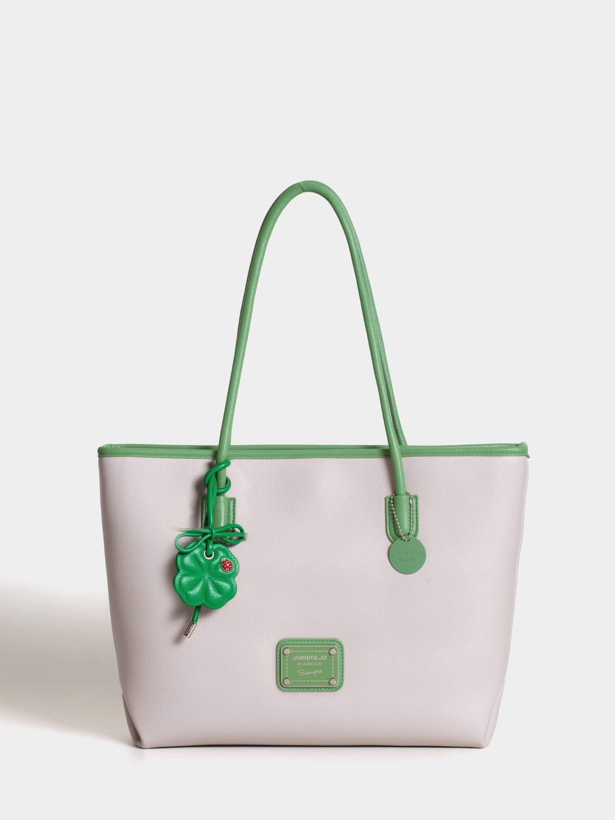 Cartera Trébol Gris