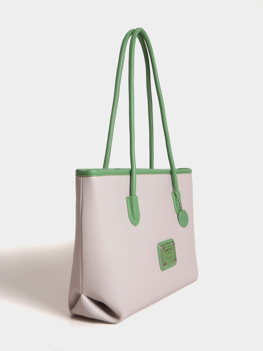 Cartera Trébol Chica Gris