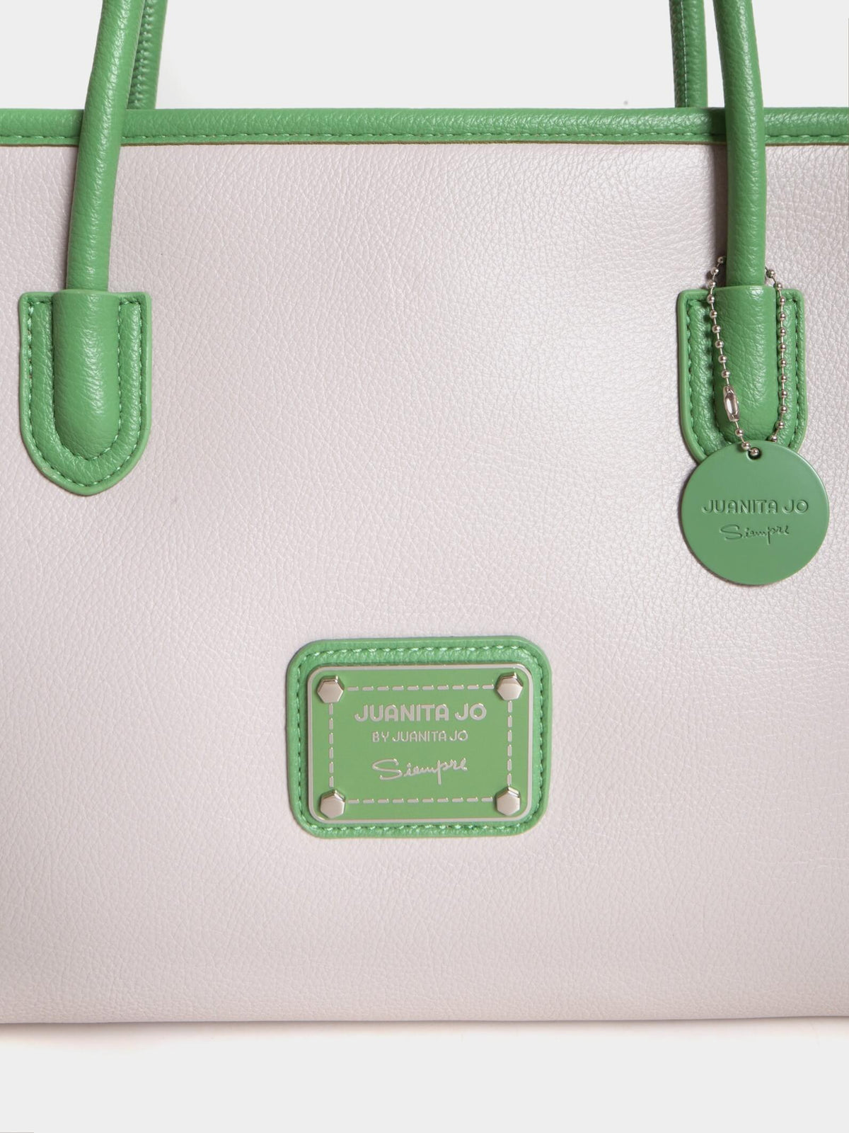 Cartera Trébol Chica Gris