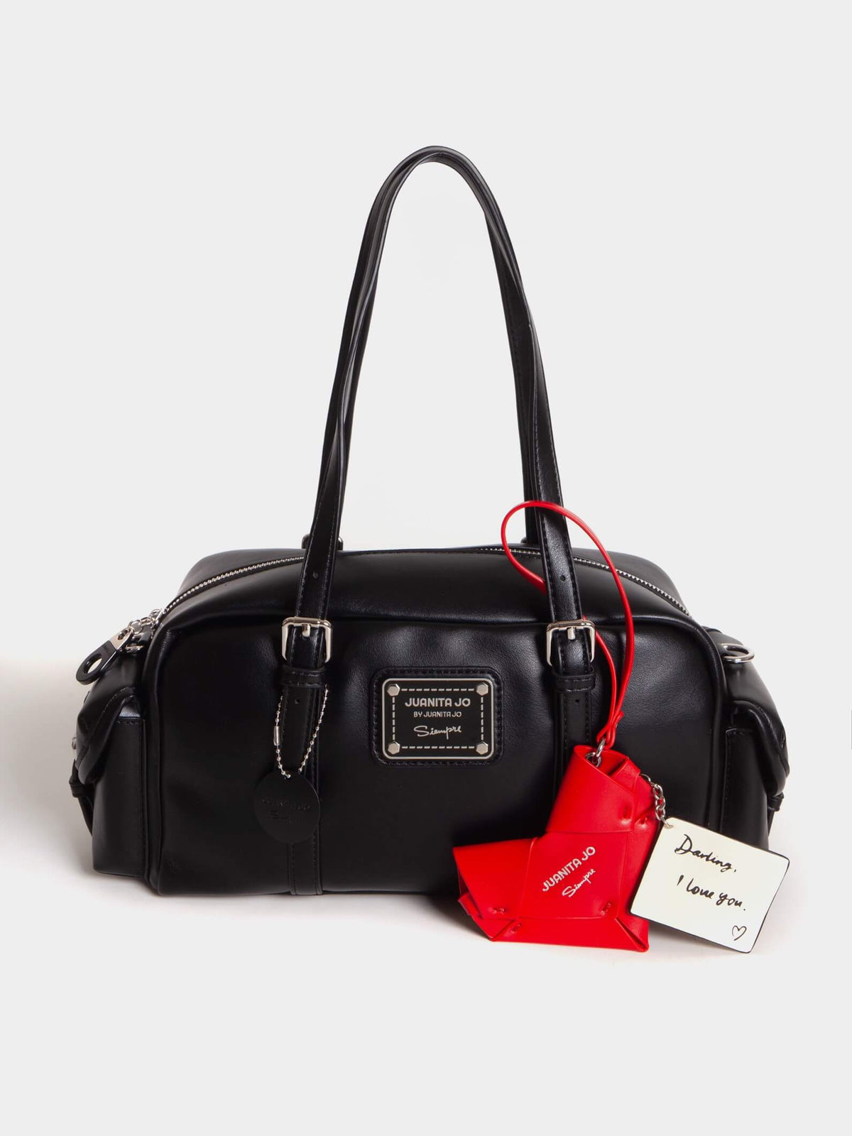 Cartera De Hombro Ori Negro