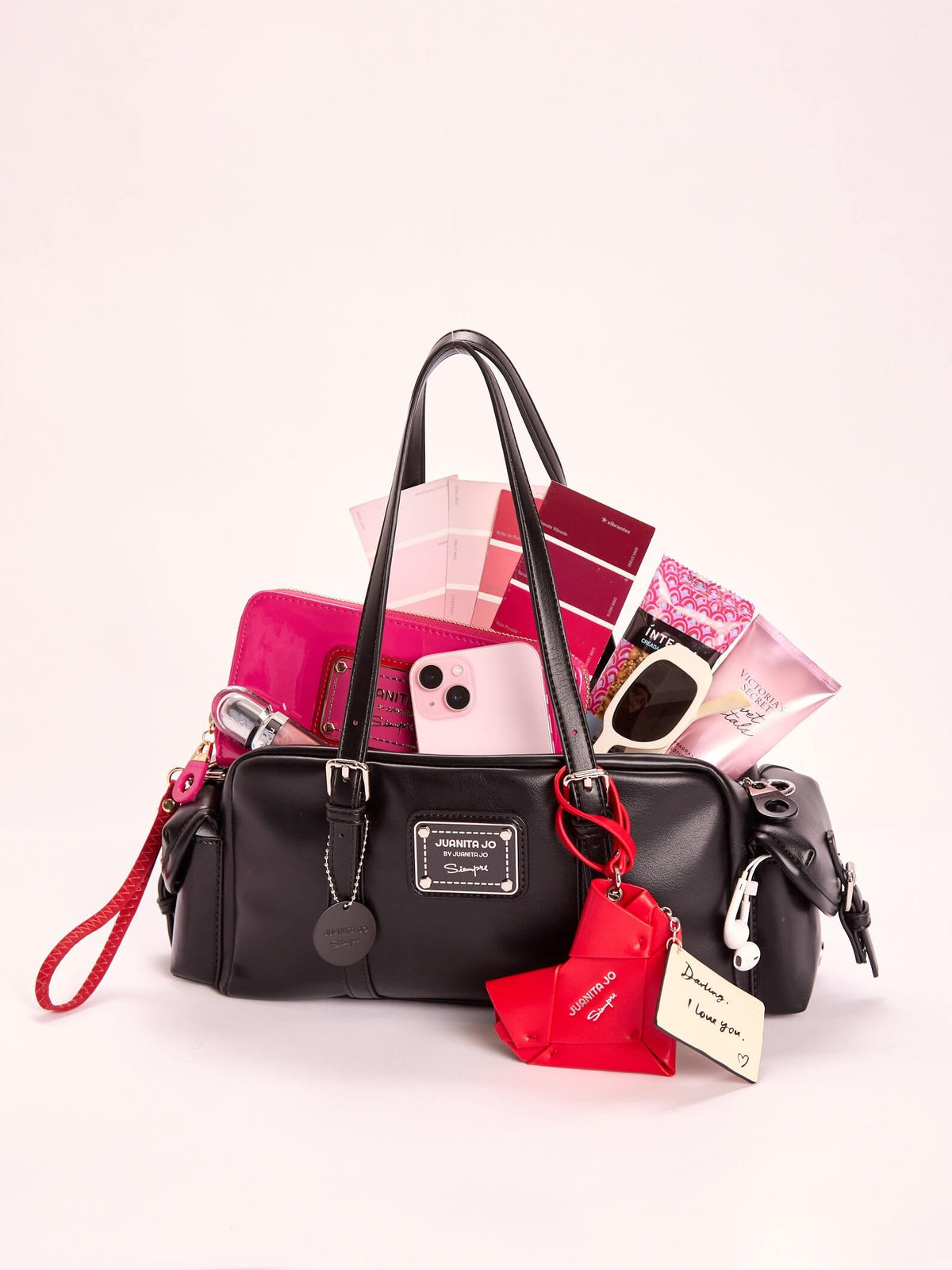 Cartera De Hombro Ori Negro