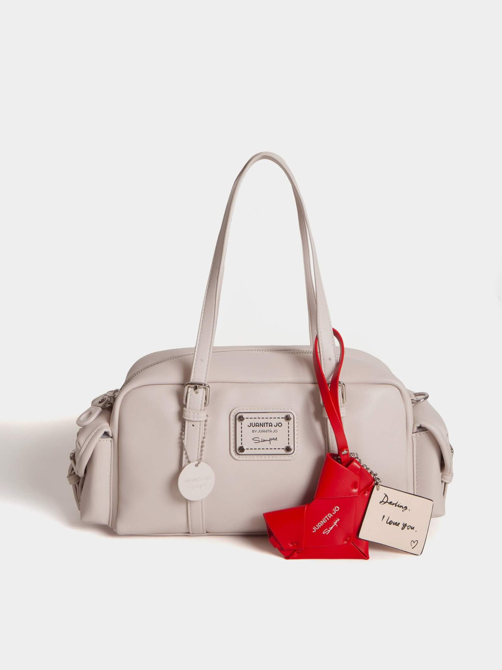 Cartera De Hombro Ori Blanco