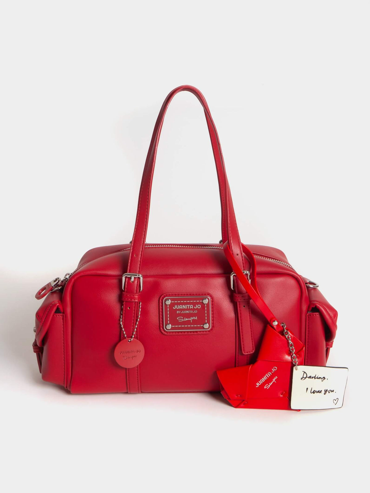 Cartera De Hombro Ori Rojo