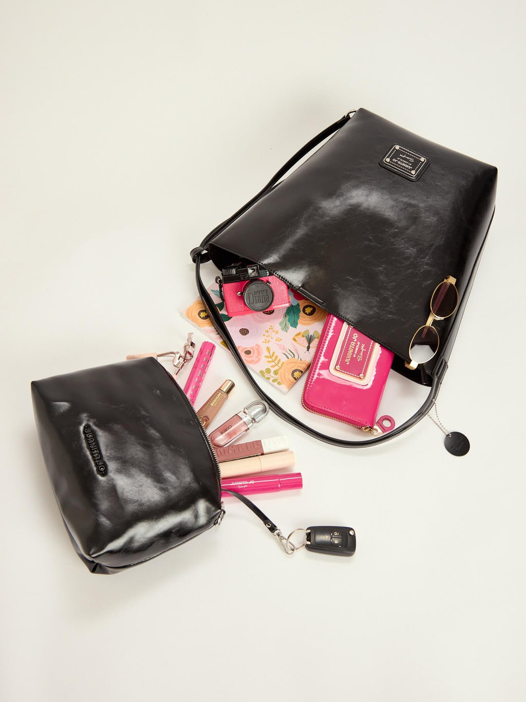 Cartera 3 En 1 Gina Negro