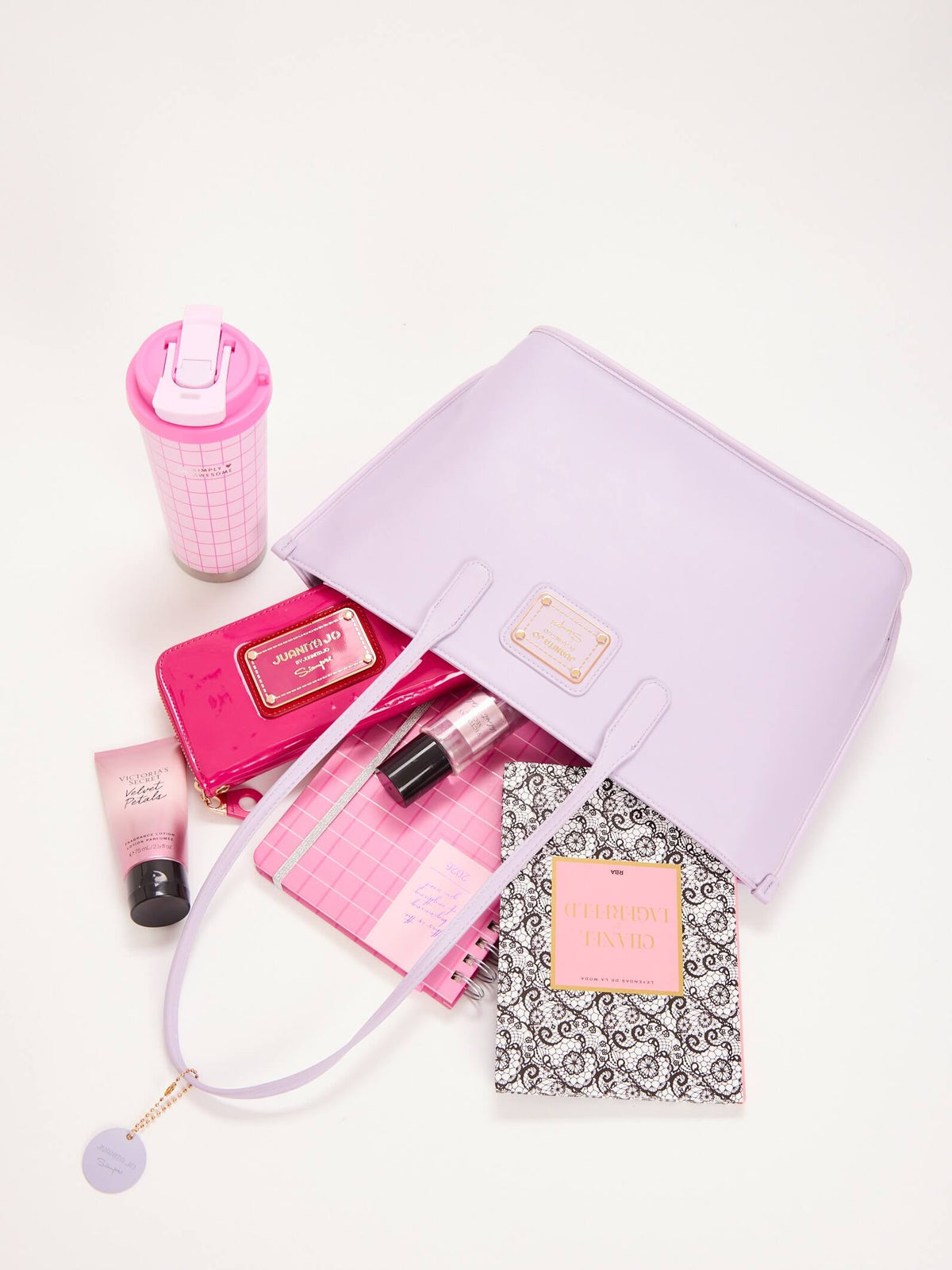 Cartera Grande Grace Lila
