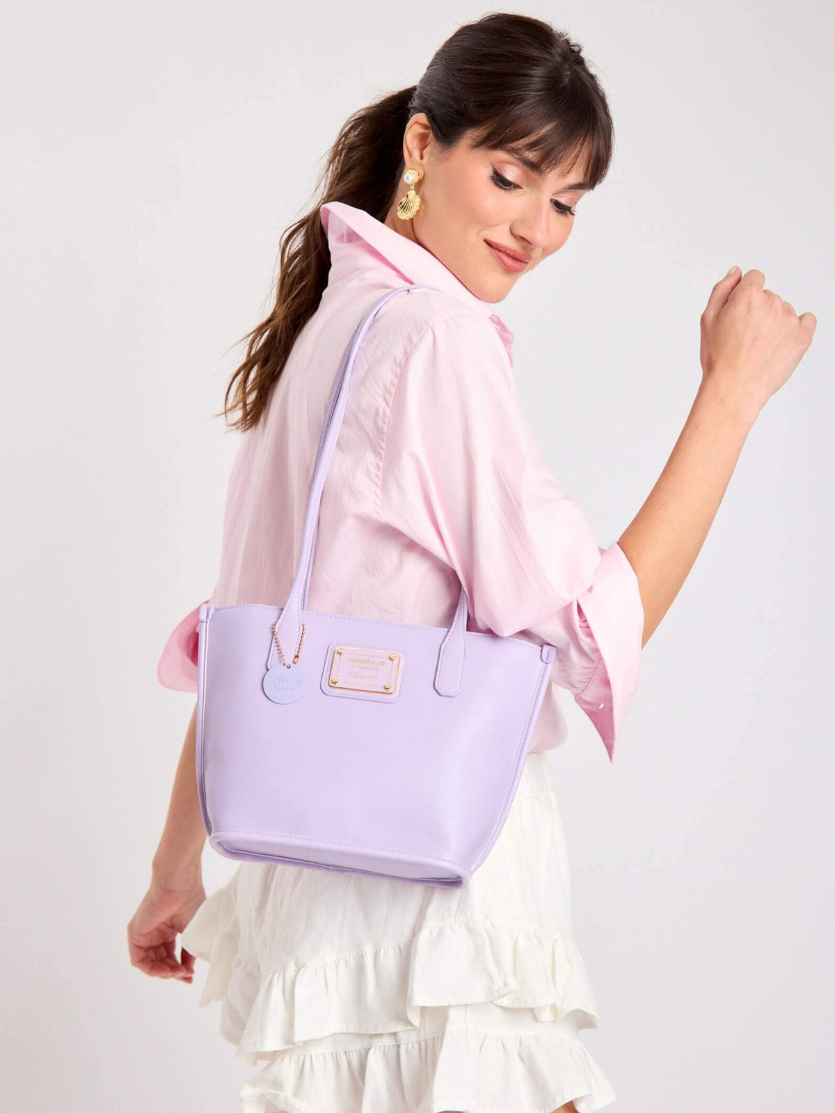 Cartera Mediana Grace Lila