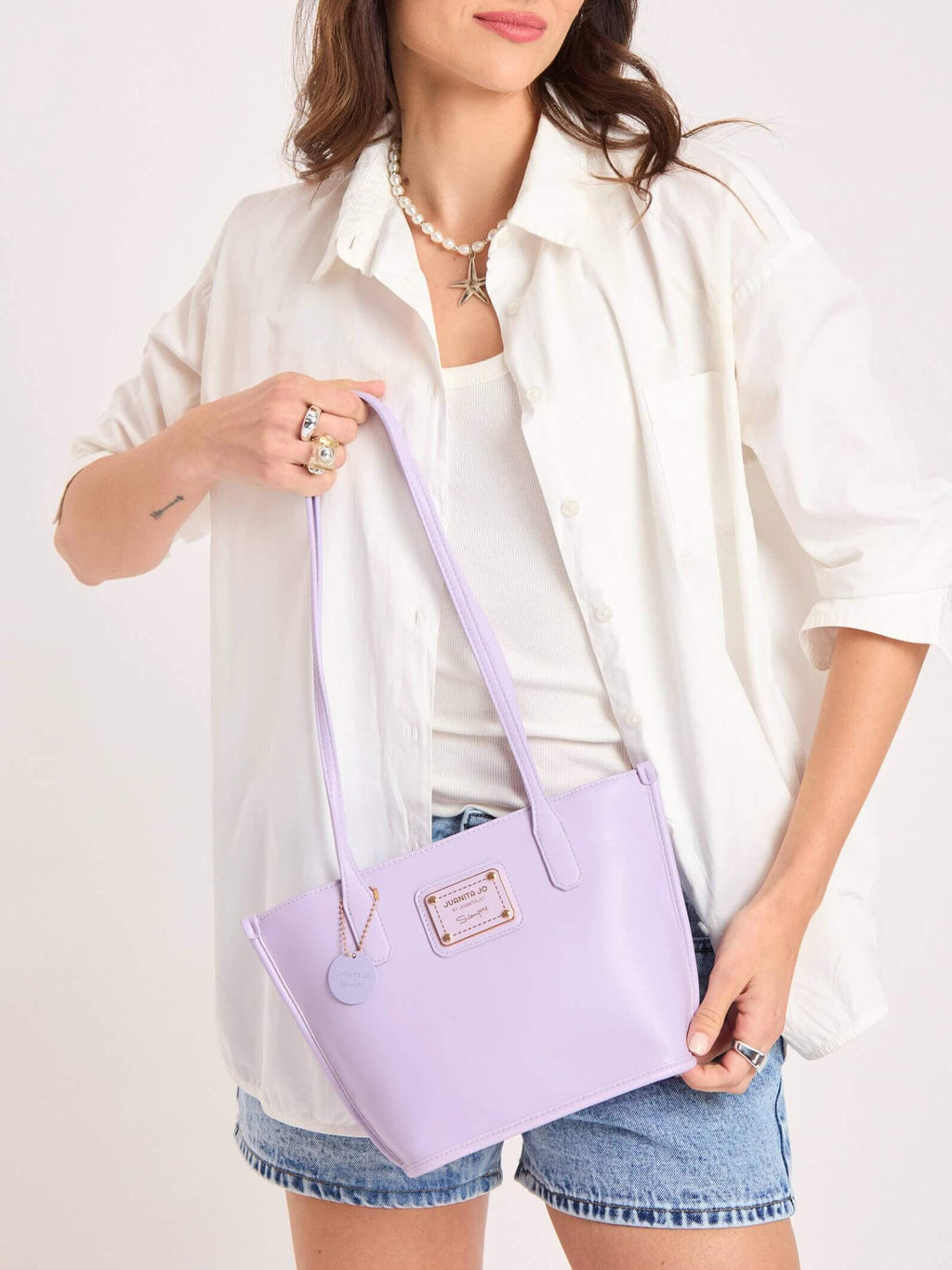Cartera Mediana Grace Lila