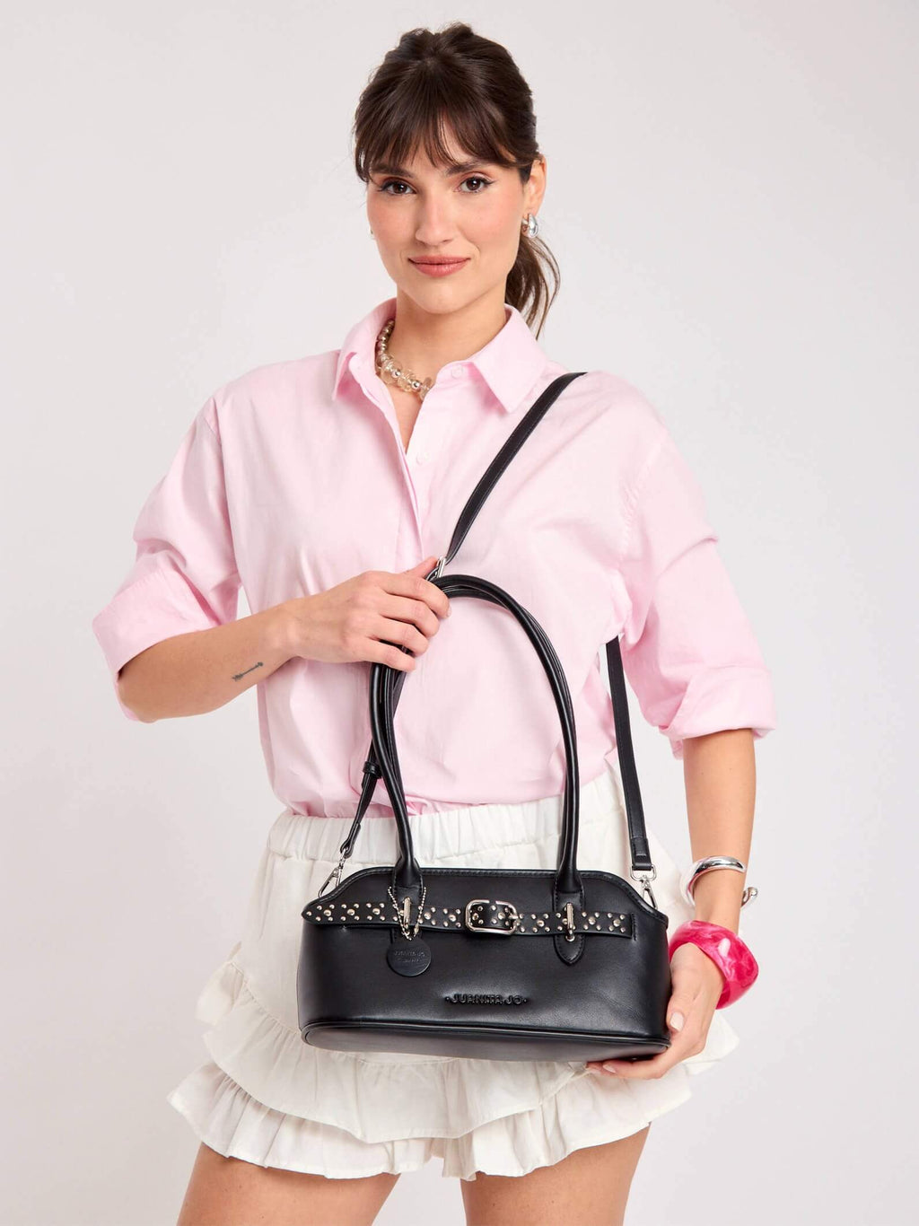 Cartera De Hombro Jagger Negro