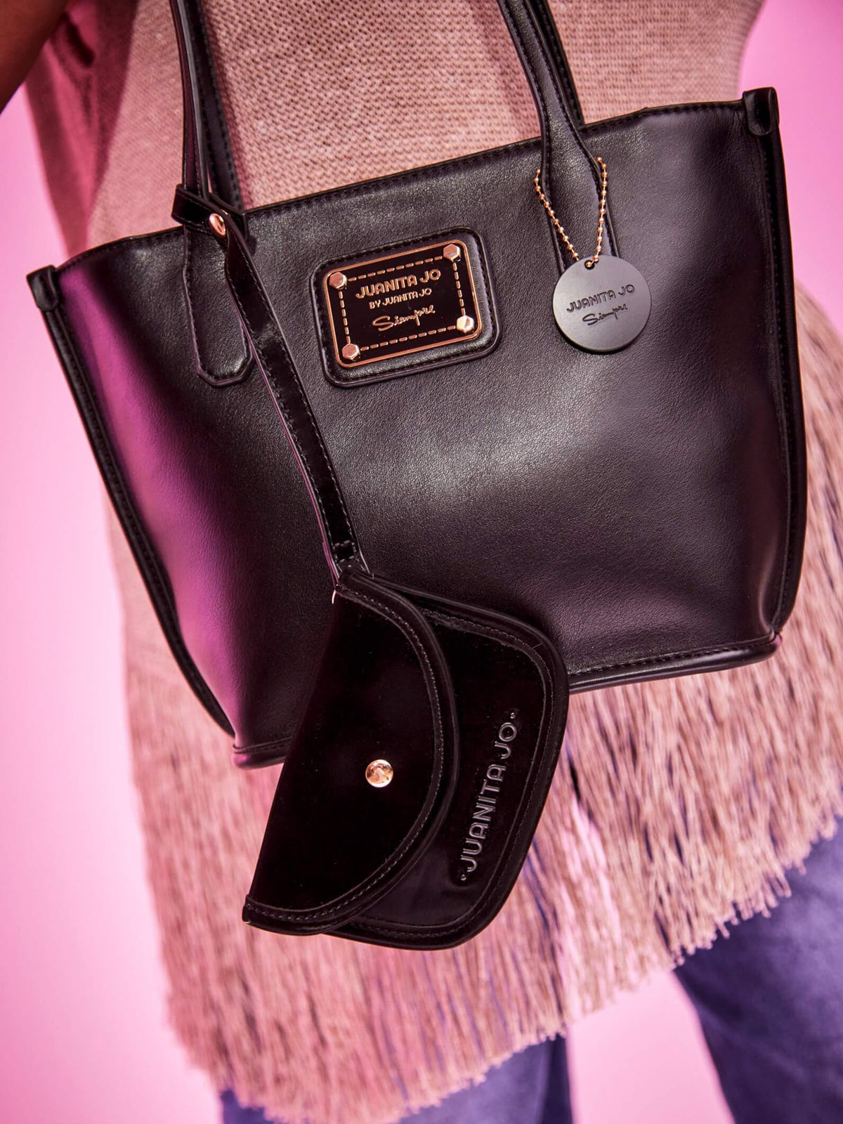 Cartera Mediana Grace Negro