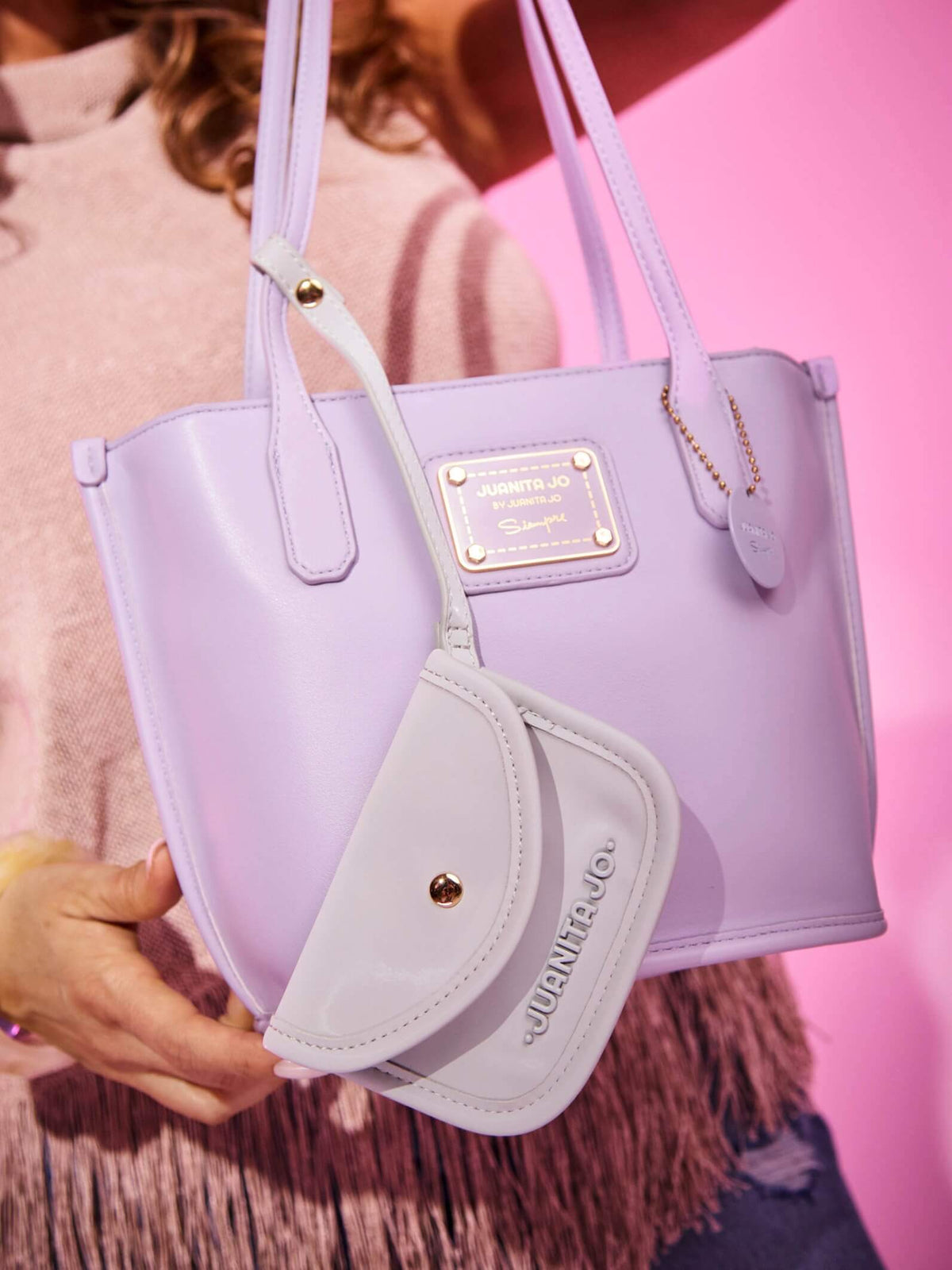 Cartera Mediana Grace Lila
